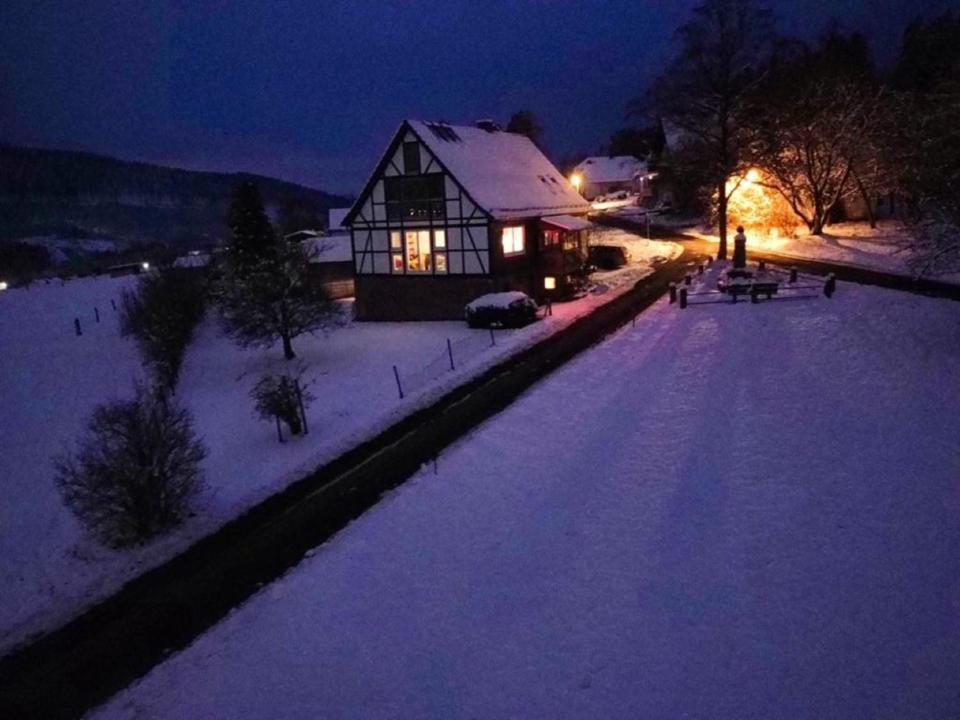 Ferienwohnung Am Denkmal Bad Berleburg Dış mekan fotoğraf